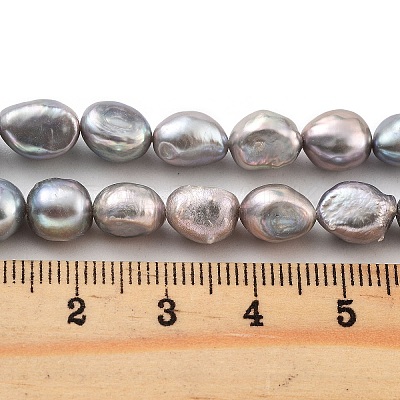 Dyed Natural Cultured Freshwater Pearl Beads Strands PEAR-P062-28D-1