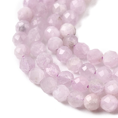 Natural Kunzite Beads Strands X-G-G343-B04-3mm-1