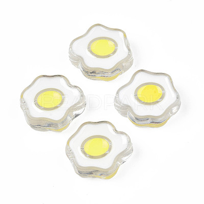 Transparent Acrylic Beads X-ACRC-S039-05F-1