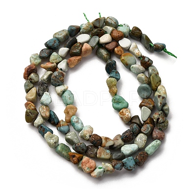 Natural Variscite Beads Strands G-I389-A32-1