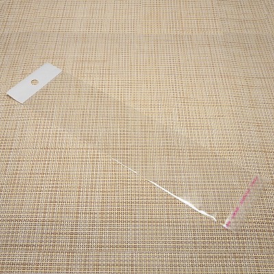 Transparent Rectangle Self Adhesive Cellophane Bags for Necklace Display Cards OPC-M001-01-1