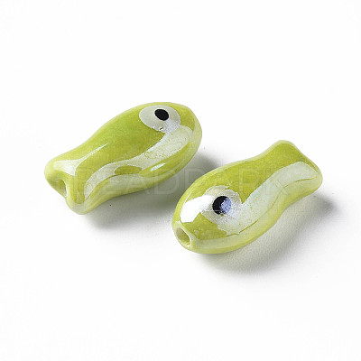 Handmade Porcelain Beads PORC-T007-06B-1
