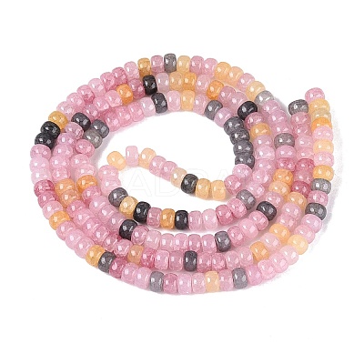 Ombre Effect Dyed Glass Beads Strands GLAA-Q106-05A-A14-1