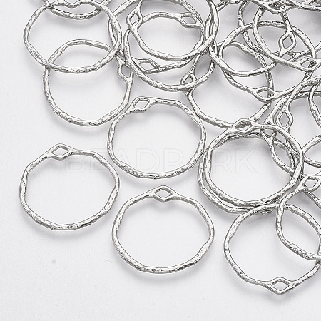 Alloy Open Back Bezel Pendants LS-X-PALLOY-S121-82C-P-1