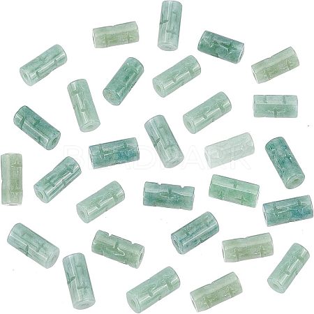 16Pcs Natural Jadeite Beads G-NB0003-40-1