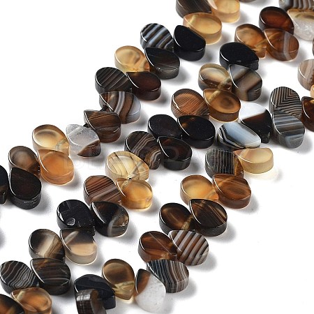 Natural Agate Beads Strands G-G021-04A-08-1