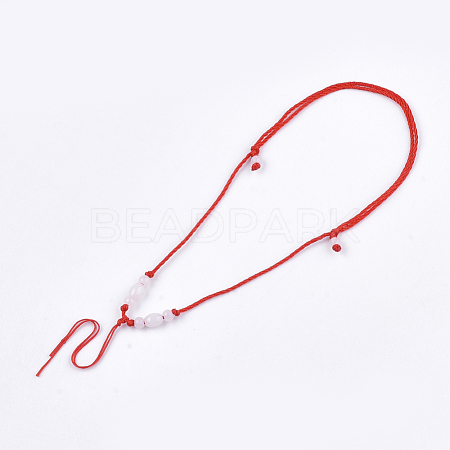 Nylon Cord Necklace Making MAK-T005-15C-02-1