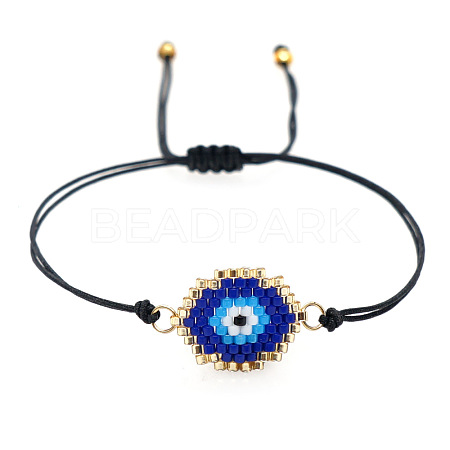 Bohemian Style Glass Seed Beaded Link Bracelets KD2709-5-1