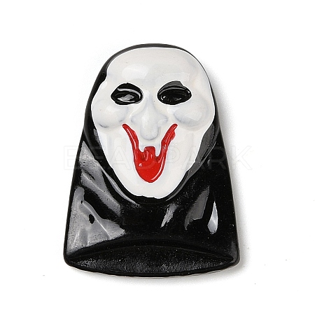 Ghost Mask Halloween Opaque Resin Decoden Cabochons RESI-R446-02D-1