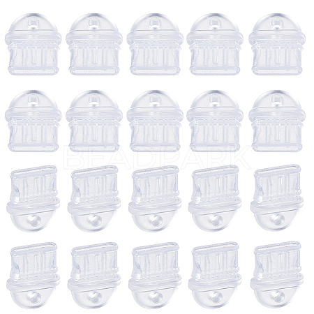 50pcs PVC Plastic Mobile Dustproof Plugs FIND-SC0013-60B-1