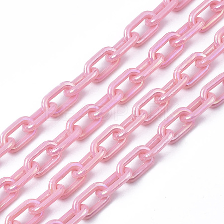 Acrylic Opaque Cable Chains X-PACR-N009-002G-1