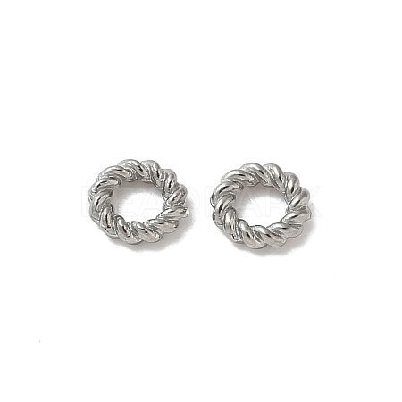304 Stainless Steel Twisted Ring Linking Rings STAS-L300-005A-P-1