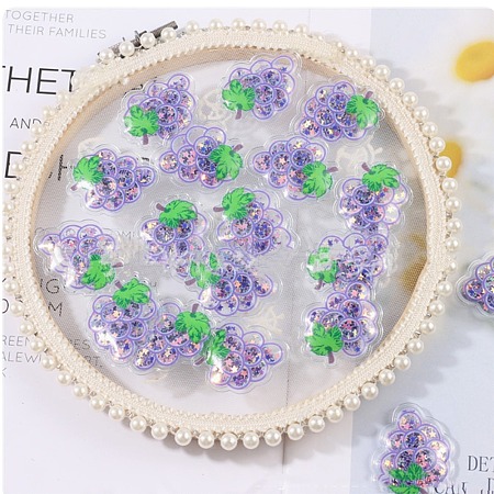 Transparent PVC Plastic Cabochons JX139A-05-1