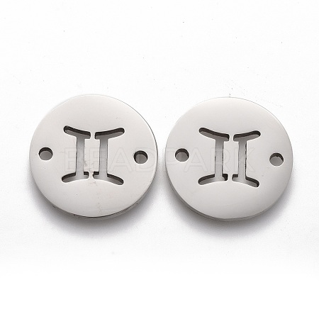 Tarnish Resistant Polishing 201 Stainless Steel Links Connectors STAS-Z001-A-11P-1
