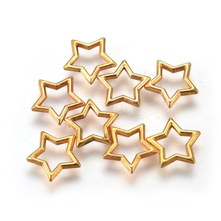 Zinc Alloy Links PALLOY-WH0036-21G-1