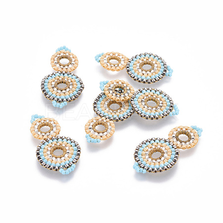 MIYUKI & TOHO Handmade Japanese Seed Beads Links SEED-A027-G12-1