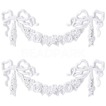 PVC Carved Onlay Applique Craft AJEW-WH0077-240-1