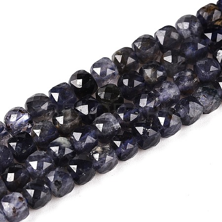 Natural Iolite Beads Strands G-N342-112A-1