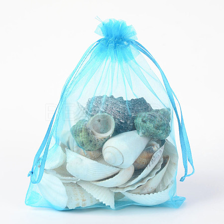 Organza Gift Bags with Drawstring OP-R016-13x18cm-17-1