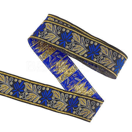 Ethnic Style Embroidery Polyester Ribbons OCOR-WH0067-74H-1