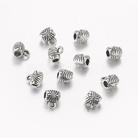 Tibetan Style Tube Bails LS-TIBE-E018-AS-1