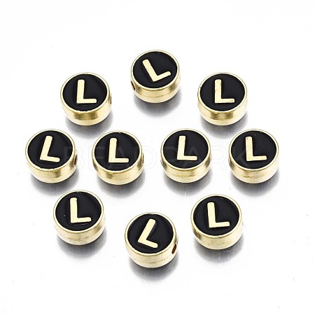 Alloy Enamel Beads ENAM-N052-006-02L-RS-1