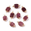 Natural Agate Links Connectors G-T131-99D-1