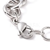 304 Stainless Steel Rolo Chain Bracelets BJEW-F433-02P-3