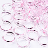 Transparent Acrylic Finger Rings RJEW-T010-01C-1