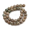 Natural Tibetan 3-Eye dZi Agate Beads Strands G-A240-A03-01-3