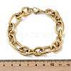Ion Plating(IP) 304 Stainless Steel Cross Chain Bracelets BJEW-L634-11G-6