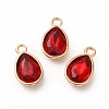 Faceted Glass Rhinestone Pendants GLAA-I051-A21-2