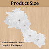 Double Layer Polyester Flower Lace Ribbons DIY-WH0656-60C-2