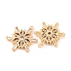 Brass Micro Pave Clear Cubic Zirconia Pendants KK-S389-14G-2