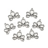 Tibetan Style Alloy Links Connectors TIBEP-EA11609YKG-AS-FF-1