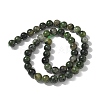 Natural Green Diopside Beads Strands G-K382-B01-02-3