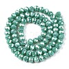 Electroplate Glass Beads Strands EGLA-A044-P6mm-B31-3