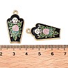 Halloween Theme Rack Plating Alloy Enamel Pendants FIND-Q099-02D-G-3