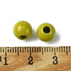 Spray Painted 202 Stainless Steel Beads STAS-Q321-02B-D-3