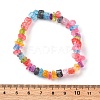 Unisex Synthetic Crackle Quartz Chips Beads Stretch Bracelets BJEW-S143-18-1-10
