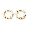 Brass Tubular Hoop Earrings for Women EJEW-G306-01G-1