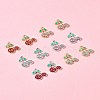 12Pcs 6 Colors Rack Plating Alloy Pendants FIND-FS0003-11-9