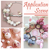 24Pcs 2 Styles Wool Soft Pompom Ball DIY-SC0031-39-6