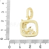 Brass Enamel Pendants KK-F886-03G-12-3