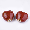 Handmade Porcelain Beads X-PORC-S498-15A-19-2