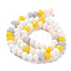 Glass Beads Strands EGLA-A034-M8mm-39-4