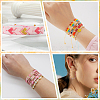 100g 10 colors 11/0 Two Cut Round Hole Glass Seed Beads SEED-SC0001-25B-6