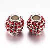 Alloy Rhinestone European Beads PALLOY-F200-03-2