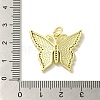 Butterfly Brass Enamel Micro Pave Cubic Zirconia Pendants KK-Z042-02G-02-3