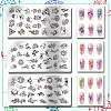 Stainless Steel DIY Nail Art Templates MRMJ-WH0092-056-3